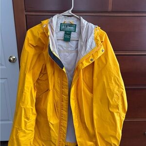 L.L. Bean Yellow and Green Jacket